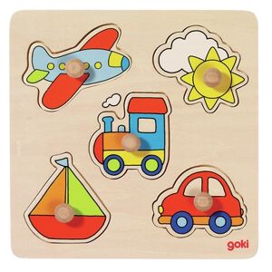 goki Puzzle a enficher mon voyage basic bois 5 pieces