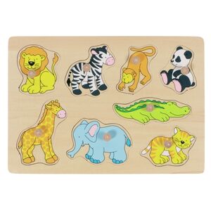 goki Puzzle Animaux de zoo, 8 pieces