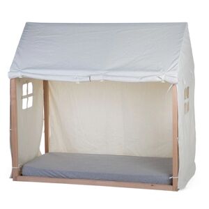 CHILDHOME Housse de lit cabane blanc 70x140 cm