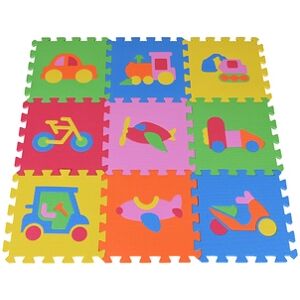 knorr toys® knorr® toys Tapis puzzle enfant véhicules 10 dalles