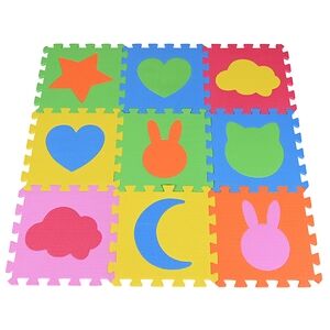 knorr toys® knorr® toys Tapis puzzle enfant animaux 10 dalles