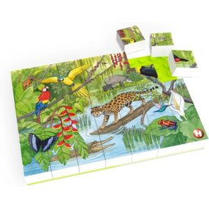 HUBELINO® Puzzle animaux de foret tropicale 35 pieces