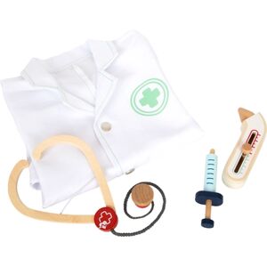 small foot® Ensemble blouse de medecin enfant accessoires bois