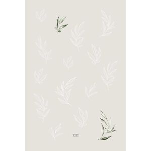 Tapis enfant pur caoutchouc PRIME Olive Garden 118x180 cm