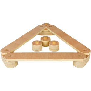 kindsgard Planche d'equilibre enfant klatrebalse bois 9 pieces