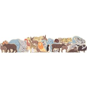 small foot® Puzzle lettres animaux bois