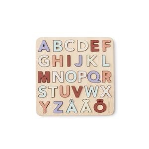 Kids Concept® Puzzle alphabet suedois (A-Ö) bois