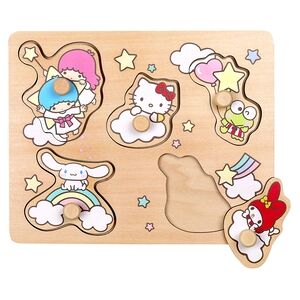 HELLO KITTY Puzzle bois, 5 pieces