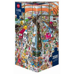 LatestBuy Toy Box Puzzle triangulaire Heye 2000 pièces (Gare) - Publicité