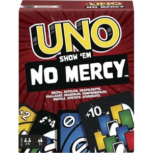 Uno Show Em No Mercy De Mattel Jeux - Publicité