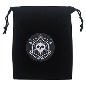 YIGZYCN Tarot Pad Dowsing Board Divination Autel Métaphysique Tarot Fournitures Accessoires Flanelle Cordon Sac de Rangement Manches Cartes Tarot Sac de Rangement Mini Sacs à Cordon Velours Flanelle Pochettes - Publicité