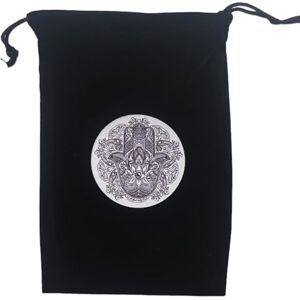 Saiyana Sac à dés avec cordon de serrage Astrolabes Divinations Tarots Sac à cartes Jeu de société Flanelle Bijoux Emballage Pochette de rangement Pochette de rangement pour cartes de tarot, D - Publicité