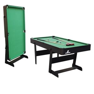 Cougar Table de Billard Hustle XL   Table de Billard pliable 6ft noir / vert pour l'intérieur   Accessoires inclus - Publicité