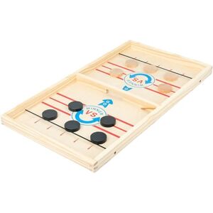 Ronyme Jeu de palet rapide, jouet d'échecs, jouets de Sport, jeux de famille en bois, jeu gagnant, jeu de Hockey pour enfants, familles, amis, cadeaux, 56x30x2.7 cm - Publicité