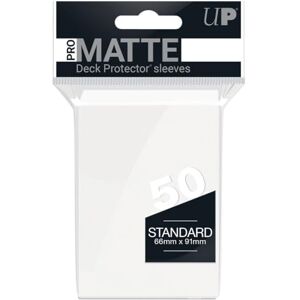 Ultra Pro 330467 Jeu De Cartes Housse De Protection Pro-Matte Blanc D12 - Publicité