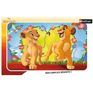 Nathan Puzzle Enfant Cadre 15 pièces Simba et Nala Disney Le Roi Lion Fille ou garçon dès 3 ans Puzzle de qualité supérieure Carton épais et résistant 86183 - Publicité