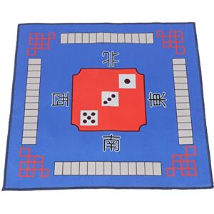 jojofuny Tapis De Mahjong Mahjong Couverture De Table 80Cm Antidérapant Tapis Table Réduction Mahjong Pad pour Mahjon Majiang Paigow Poker Dominos Poker Jeux De Cartes Bleu - Publicité