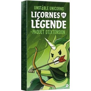 Asmodee TeeTurtle Unstable Unicorns Extension : Licornes de Légende Jeux de société Jeux de cartes Jeux adultes et enfants à partir de 8 ans 2 à 8 joueurs Version française - Publicité