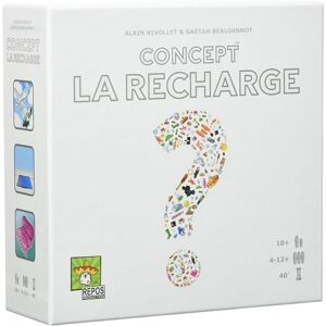 Asmodee Repos Production   Concept Extension La Recharge   Jeu de société   À partir de 10 ans   4 à 12 joueurs   40 minutes - Publicité