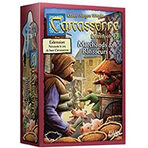 Asmodee B015Y86I0I– Asmodée CARC04N Carcassonne Extension Marchands et Bâtisseurs Jeu de Stratégie - Publicité