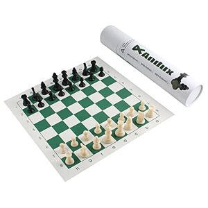 Andux Chess Game Set Pièces D'échecs et Plateau Enroulable XQTZ-01 (Vert, 35x35cm) - Publicité