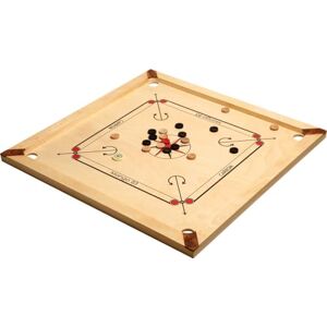 Asmodee Carrom Art Carrom : Mango 83 x 83 cm Jeux de société Jeux en Bois Billard Indien Jeux Famille A partir de 6 Ans 2 à 4 Joueurs Version française - Publicité