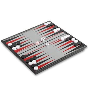 Andux Jeu De Backgammon Magnétique Pliable CXSLQ-01 (S) - Publicité