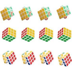 SABVITA Speed Cube 3x3 Cube Magique, Cube Magnétique 12 Pièces Cube de Vitesse Magique, Puzzle 3D Cube Original, Puzzle Cube Stickerless Jeu de Casse Tête, Cadeau de Fête pour Unisexe Enfant Adultes - Publicité