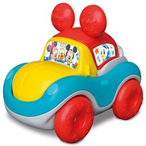 Clementoni 17722 Coche Mickey Minnie Puzzle Car Disney démontable pour bébés, bébés, jouets d'activité pour enfants de 1 an et plus, fabriqués en Italie, multicolore, Medio - Publicité