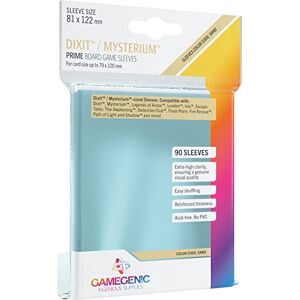 Asmodee GAMEGEN!C- Prime Dixit Sleeves 81 x 122 mm (90), Couleur Claire (GGS10040ML) - Publicité