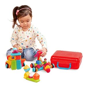 Battat Bristle Blocks BA3071E Jeu de Construction Big Value Carrying Case 85 pieces - Publicité