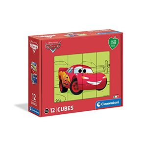 Clementoni cubo 12pzs Does Not Apply Disney Pixar Cars 3 Ans-Cube de 12 pièces-Play for Future-Matériaux 100% recyclés-Fabriqué en Italie Enfant-Puzzle Dessin animé, 45011, Multicolore, Taille Unique - Publicité