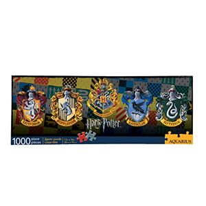 AQUARIUS 73029 Harry Potter-Crests 1000 Piece Slim Jigsaw Puzzle, Multi-Colored - Publicité