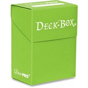 Ultra Pro Deck-Box   Accessoire cartes à collectionner   Capacité 75 cartes protégées   Vert clair - Publicité