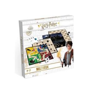 cavernedesjouets pour Harry Potter Boite Multi Jeux de Societe Enfant 3 Plateaux, pions, de, Cartes Classiques Set Coffret Famille + Carte Tigre - Publicité