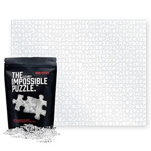 CM Originals The Clearly Impossible Puzzle 100, 200, 500, 1000 pièces – Puzzle rigide pour adultes – Casse-tête cool et difficile – Puzzle amusant pour adultes (1000 pièces) - Publicité