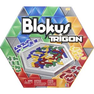 Mattel Blokus Trigon, Jeu de Société et de Stratégie avec des pièces Triangulaires, 2 à 4 joueurs, dès 7 ans, Jeu Original, pour les amateurs de jeux de stratégie - Publicité