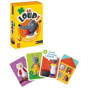 Nathan Au loup Jeu de cartes pour enfant dès 4 ans Jeu de Stop ou encore de 1 à 4 joueurs 31497 - Publicité