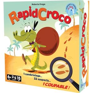 Asmodee Cocktail Games RapidCroco Jeux de société Jeux de Cartes Jeux d'observation et de rapidité Jeux Famille et Enfants à partir de 6 Ans 2 à 5 Joueurs Version française - Publicité