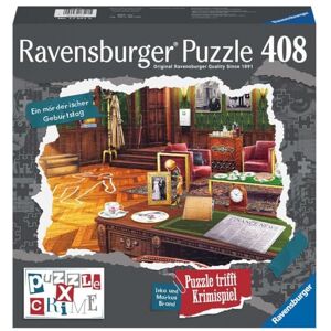 Ravensburger Puzzle X Anniversaire meurtrier-406 pièces-Jeu de Crime pour 1 à 4 Joueurs, 16900, Multicolore - Publicité