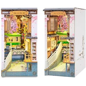 CRIOLPO Livre Nook Kit - DIY Dollhouse Booknook, Livre Nook Miniature Kit  pour Bibliothèque Insert Décor Artisanat pour Adultes Adolescent