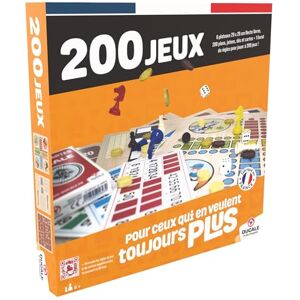 LA DUCALE Ducale Coffret 200 Jeux Multijeux Jeux De Société Traditionnels Famille Et Enfant Dames, Echecs, Petits Chevaux, Jeu De l'Oie.. Fabriqué en France - Publicité