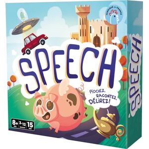 Asmodee Cocktail Games Speech Jeux de société Jeux de Cartes Jeux Famille Jeux Enfant à partir de 8 Ans 3 à 12 Joueurs Version française - Publicité