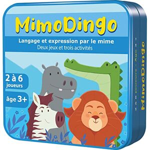 Asmodee Aritma  Mimodingo PS-MS Jeux de société Jeux éducatif Jeu Enfant à partir de 3 Ans 2 à 6 Joueurs 30 Min Version française - Publicité