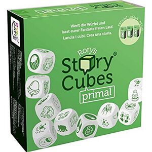 Asmodee Zygomatic- Rory's Story Cubes Primal, ASMD0063, Vert/Blanc - Publicité