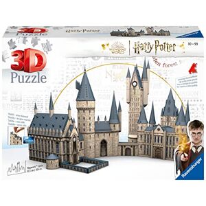 Ravensburger Puzzle 3D Building Coffret Complet Château de Poudlard Grande Salle + Tour d'Astronomie / Harry Potter A partir de 10 ans 1080 pièces numérotées à assembler sans colle 11497 - Publicité