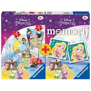 Ravensburger Multipack Memory® et Puzzle Disney Princess, Puzzle et Jeu pour Enfants, Âge recommandé 4+, 20864 7, Multicolore - Publicité