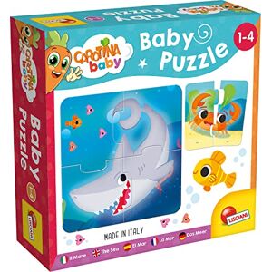 Liscianigiochi Lisciani Carotina Baby 6 Puzzles de la Mer Puzzles de 4 Pièces Pour Enfants de 1 à 4 ans Jeu Educatif Avec Animaux Marins Apprentissage Ludique Fabriqué en Italie - Publicité