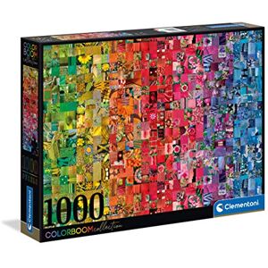 Clementoni Colorboom collection-Collage-1000 pièces Couleurs-Puzzle Adulte-fabriqué en Italie, 39595, No Color - Publicité