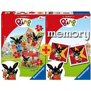 Ravensburger 20675 9 Multipack Memory et Puzzle de Bing, Puzzle et Jeu pour Enfants, Âge recommandé 4+ - Publicité